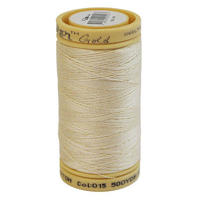 SEWING THREAD QUILTING COTTON 500YDS SOLID