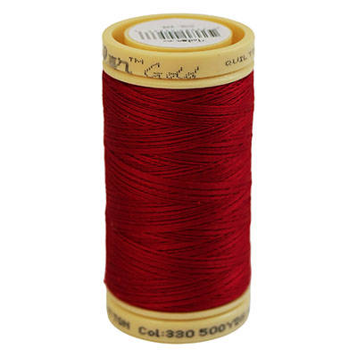SEWING THREAD QUILTING COTTON 500YDS SOLID