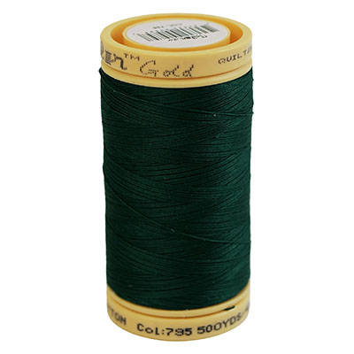SEWING THREAD QUILTING COTTON 500YDS SOLID