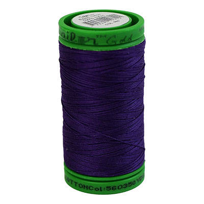 SEWING THREAD HEAVY QUILTING COTTON 350YD SOLID