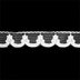 FLAT LACE SCALLOPED TRIM 28MM