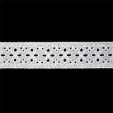 FLAT COTTON EYELET LACE 44MM