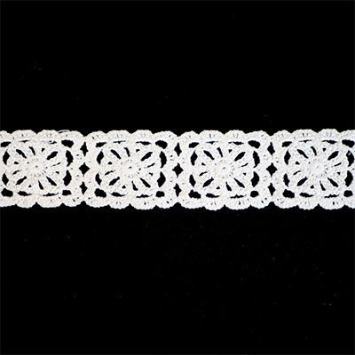 CROCHET GRANNY SQUARE TRIM 5CM