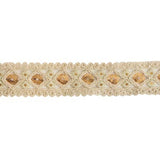 SEQUIN EMBROIDERED TRIM 4.5CM