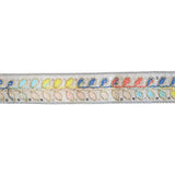 SEQUIN EMBROIDERED TRIM 4.5CM