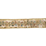 SEQUIN EMBROIDERED TRIM 4.1CM