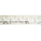BEAD EMBROIDERED TRIM 5.4CM