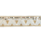 SEQUIN EMBROIDERED TRIM 4.8CM