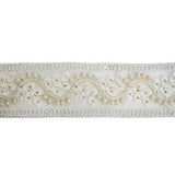 SEQUIN EMBROIDERED TRIM 4.8CM
