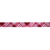 10MM (3/8") WOVEN TAPE TARTAN DIAGONAL PRINT DOUBLE FACED (KJT1572)