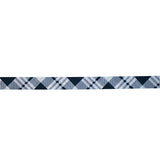 10MM (3/8") WOVEN TAPE TARTAN DIAGONAL PRINT DOUBLE FACED (KJT1572)
