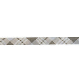10MM (3/8") WOVEN TAPE TARTAN DIAGONAL PRINT DOUBLE FACED (KJT1572)