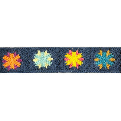 3.5cm (1 3/8") CROCHET GRANNY SQUARES TRIM