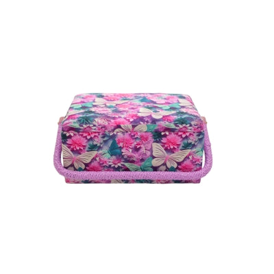 DOUBLE HANDLE SEWING BASKET - SMALL