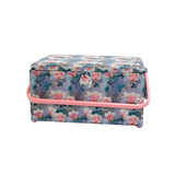 SEWING BASKET WITH PLASTIC HANDLE - LARGE