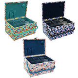 Sewing Basket with Plastic Handle - Large