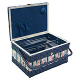 Sewing Basket with PP Cord Trimming on Body - Large