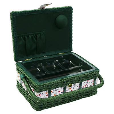 Sewing Basket with PP Cord Trimming on Body - Small