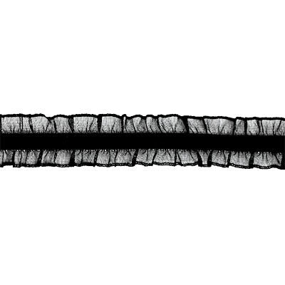 ELASTIC RUFFLE ORGANZA EDGES 20MM (13/16")