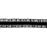 ELASTIC RUFFLE ORGANZA EDGES 20MM (13/16")