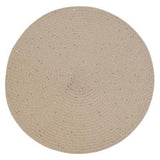 ROUND WOVEN PLACEMAT WITH SEQUIN