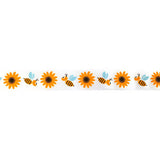 SINGLE FACE SATIN RIBBON 16mm - SUNFLOWER PRINT