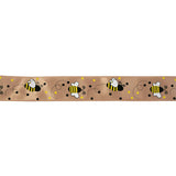 SINGLE FACE SATIN RIBBON 16mm - FLYING BEE PRINT
