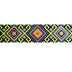SINGLE FACE SATIN RIBBON WITH GEOMETRIC PRINT 38MM (1.5")