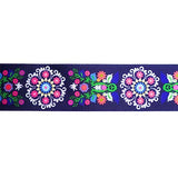SINGLE FACE SATIN RIBBON WITH FLORAL MOTIF 38MM (1.5")