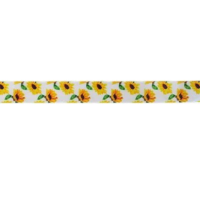 SINGLE FACE SATIN SUNFLOWER RIBBON 16MM (5/8")