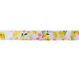 SINGLE FACE SATIN FLORAL RIBBON 16MM (5/8")