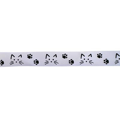16MM (5/8") SINGLE FACE SATIN KITTY RIBBON