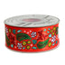 38MM (1 1/2) SINGLE FACE SATIN RIBBON WITH FLORAL PRINT