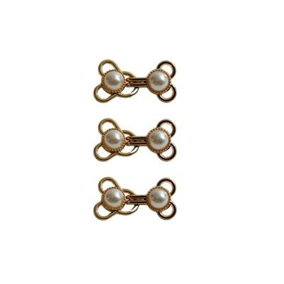 PEARL HOOK AND EYES 3 SETS