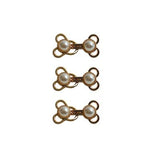 PEARL HOOK AND EYES 3 SETS