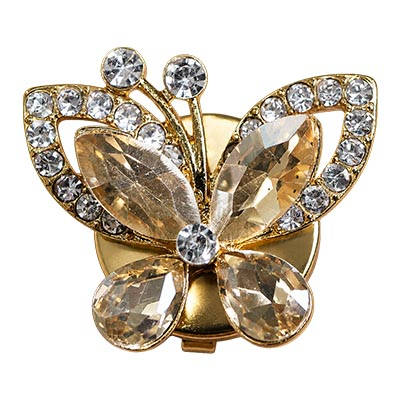 CHAMPAGNE BUTTERFLY BUTTON COVER