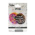 CROSS STITCH APPLIQUE - DOUGHNUTS - IRON ON 6*4CM