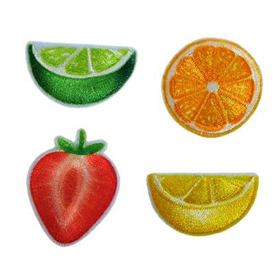 APPLIQUE FRUIT SLICES IRON ON