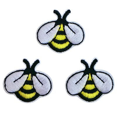 APPLIQUE MINI BEES IRON ON