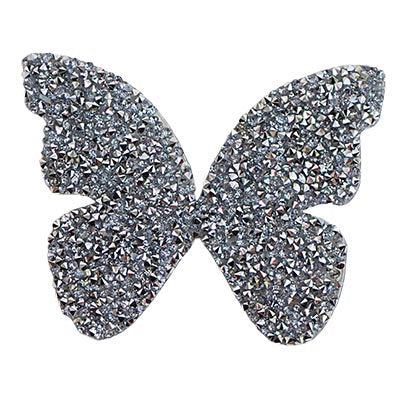 APPLIQUE RHINESTONE BUTTERFLY IRON ON