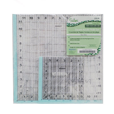 SQUARE ACRYLIC RULER SET