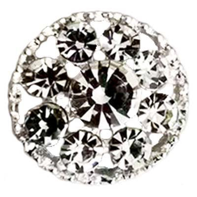 RHINESTONE BUTTON 19MM