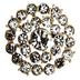 RHINESTONE BUTTON 25MM