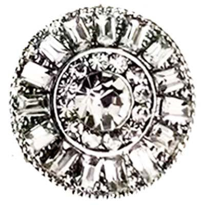 RHINESTONE BUTTON 19MM