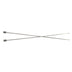 KNITTING NEEDLES - STEEL SINGLE POINT 3MM