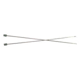 KNITTING NEEDLES - STEEL SINGLE POINT 4MM