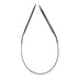 KNITTING NEEDLES - STEEL 40CM CIRCULAR 4.5MM