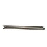 20CM DOUBLE POINTED KNITTING NEEDLES - STEEL 4MM