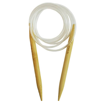 KNITTING NEEDLES - WOOD 120CM CIRCULAR 10MM