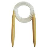 KNITTING NEEDLES - WOOD 120CM CIRCULAR 15MM